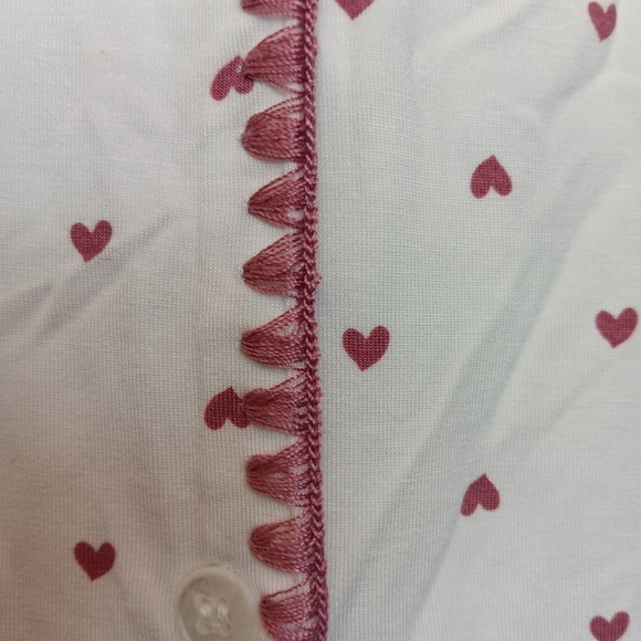 Eberjey Tencel Heart Pajama Set NWT - Picture 5 of 8